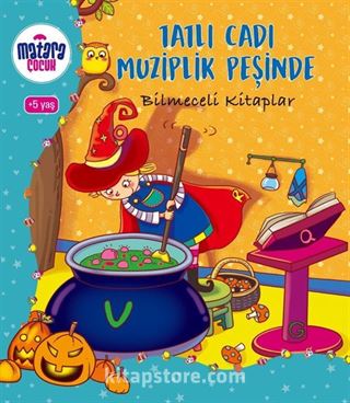 Tatlı Cadı Muziplik Peşinde (Bilmeceli Kitaplar)