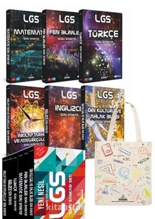 LGS Soru Bankası Kutulu Set (6 Kitap)