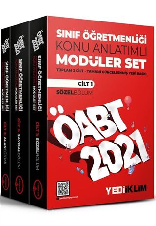 2021 ÖABT Sınıf Öğretmenliği Konu Anlatımlı Modüler Set