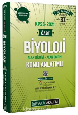 2021 KPSS ÖABT Biyoloji Video Destekli Konu Anlatımlı