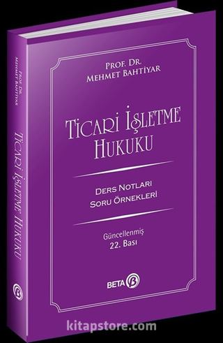 Ticari İşletme Hukuku / Ders Notları Soru Örnekleri