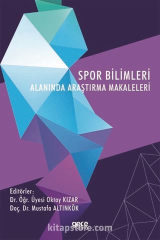 Spor Bilimleri Alanında Araştırma Makaleleri