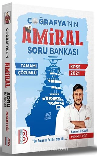 2021 KPSS Tamamı Çözümlü Amiral Coğrafya Soru Bankası