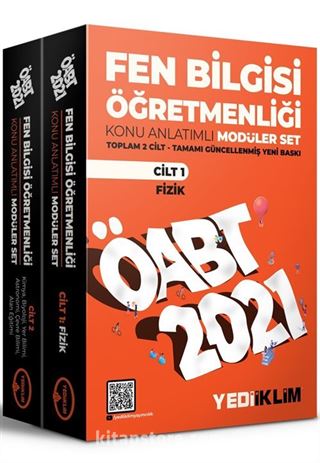 2021 ÖABT Fen Bilgisi Öğretmenliği Tamamı Çözümlü Soru Bankası (2 Cilt)