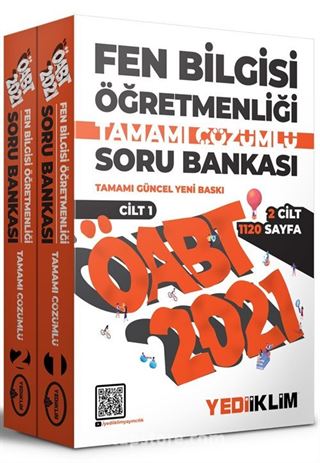 2021 ÖABT Fen Bilgisi Öğretmenliği Konu Anlatımlı Modüler Set (2 Cilt)