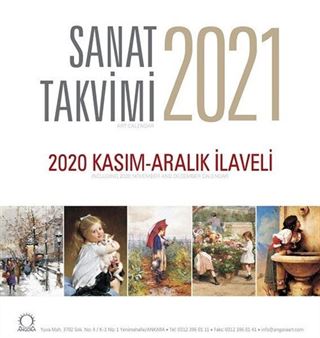 2021 Sanat Takvimi - Masa Takvimi