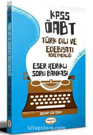 2021 KPSS ÖABT Türk Dili ve Edebiyatı Öğretmenliği Eser İçerikli Soru Bankası