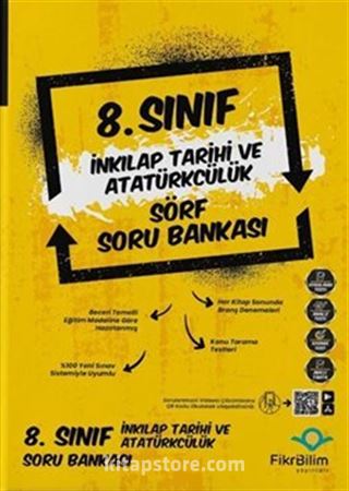 8. Sınıf İnkılap Tarihi ve Atatürkçülük Sörf Soru Bankası