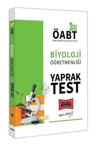 2021 ÖABT Biyoloji Öğretmenliği Yaprak Test