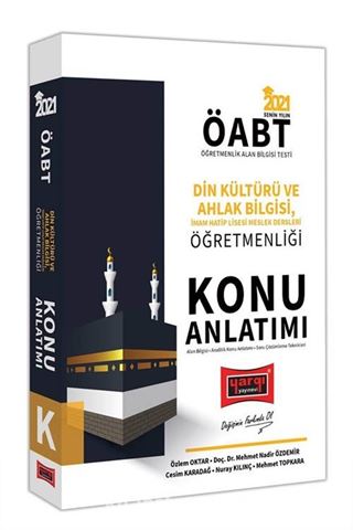 2021 ÖABT Din Kültürü ve Ahlak Bilgisi, İmam Hatip Lisesi Meslek Dersleri Öğretmenliği Konu Anlatımı