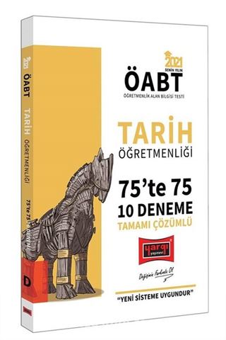 2021 ÖABT Tarih Öğretmenliği 75'te 75 Tamamı Çözümlü 10 Deneme Sınavı