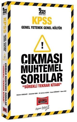 2021 KPSS Genel Yetenek Genel Kültür Çıkması Muhtemel Sorular Sürekli Tekrar Kitabı