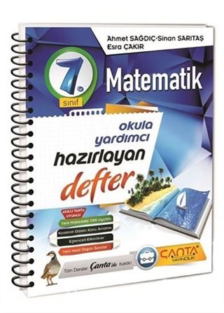 7. Sınıf Matematik Okula Yardımcı Hazırlayan Defter