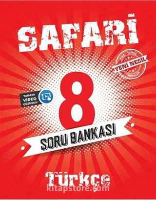 Safari 8. Sınıf Türkçe Yeni Nesil Soru Bankası