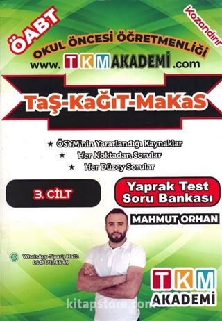 Okul Öncesi Öğretmenliği ÖABT 3. Cilt Yaprak Test Soru Bankası