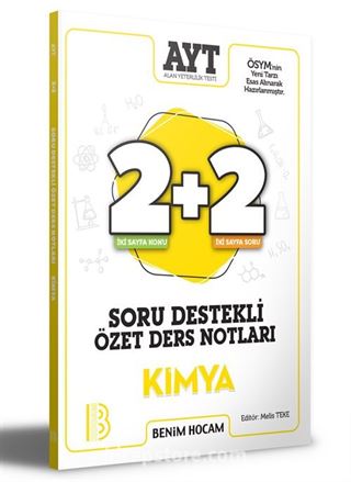 2021 AYT Kimya 2+2 Soru Destekli Özet Ders Notları