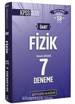 2021 KPSS ÖABT Fizik Tamamı Çözümlü 7 Deneme