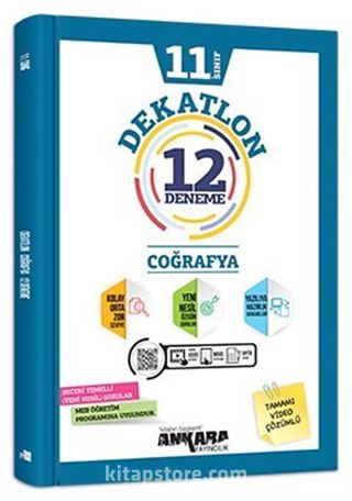 11. Sınıf Dekatlon Coğrafya 12 Deneme