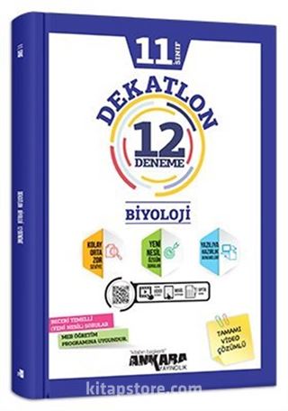 11. Sınıf Dekatlon Biyoloji 12 Deneme