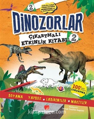 Dinozorlar Çıkartmalı Etkinlik Kitabı 2