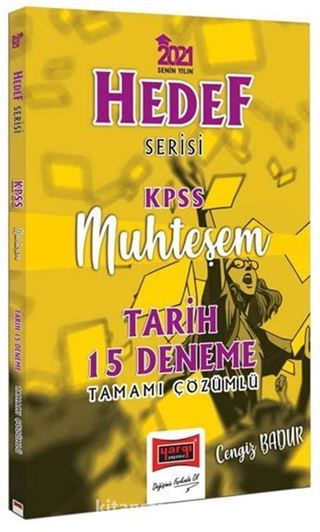 2021 KPSS Muhteşem Tarih Tamamı Çözümlü 15 Deneme Hedef Serisi