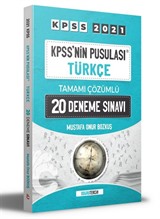 2021 KPSS'nin Pusulası Türkçe Tamamı Çözümlü 20 Deneme Sınavı