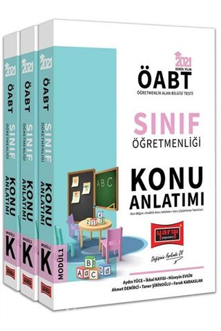 2021 ÖABT Sınıf Öğretmenliği Konu Anlatımlı Modüler Set (3 Kitap)