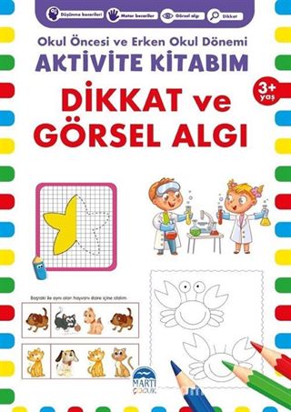 Aktivite Kitabım - Dikkat ve Görsel Algı (3+ Yaş)