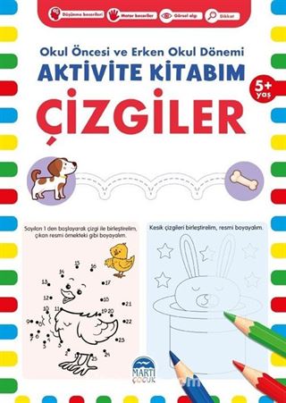 Aktivite Kitabım - Çizgiler (5 + Yaş)