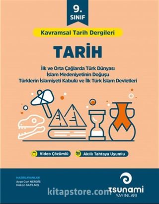 9. Sınıf Kavramsal Tarih Dergileri (2 Fasikül)