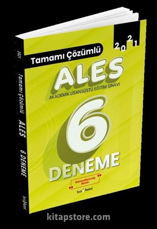 2021 ALES Tamamı Çözümlü 6 Deneme