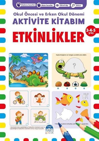 Etkinlikler Aktivite Kitabım 3-4-5 Yaş