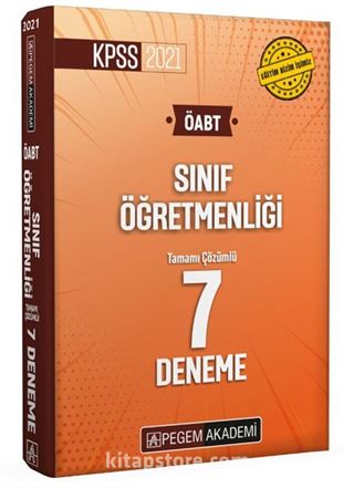 2021 KPSS ÖABT Sınıf Öğretmenliği Tamamı Çözümlü 7 Deneme