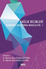 Sağlık Bilimleri Alanında Araştırma Makaleleri 1