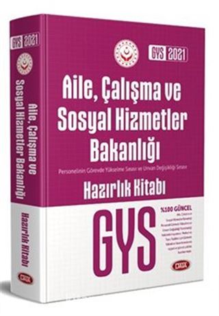 2021 Aile, Çalışma ve Sosyal Hizmetler Bakanlığı Gys Hazırlık Kitabı