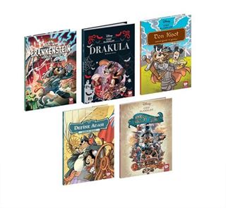 Disney Çizgi Klasikleri Seti (5 Kitap Seti)