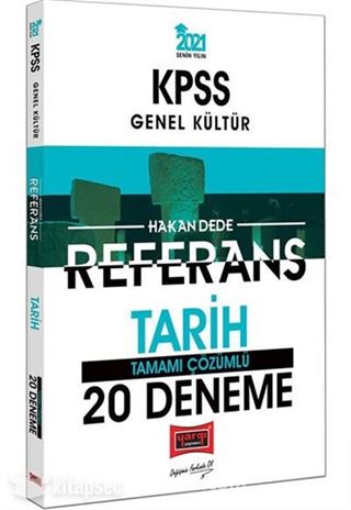 2021 KPSS Tarih Referans Tamamı Çözümlü 20 Deneme