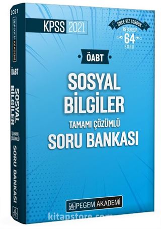 2021 KPSS ÖABT Sosyal Bilgiler Tamamı Çözümlü Soru Bankası