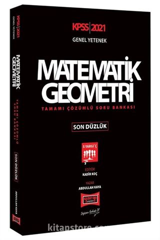 2021 KPSS Matematik Geometri Son Düzlük Tamamı Çözümlü Soru Bankası