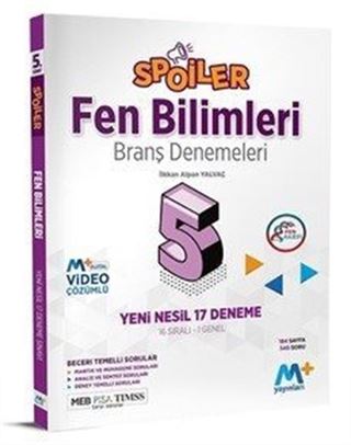 5. Sınıf Spoiler Fen Bilimleri Branş Denemeleri