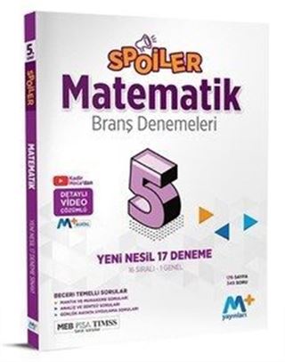 5. Sınıf Spoiler Matematik Branş Denemeleri