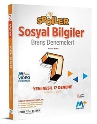 7. Sınıf Spoiler Sosyal Bilgiler Branş Denemeleri