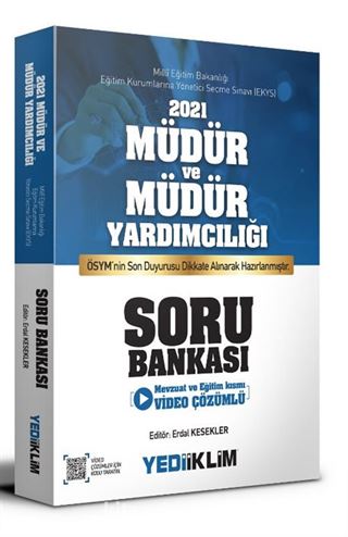 2021 MEB EKYS Müdür ve Müdür Yardımcılığı Soru Bankası