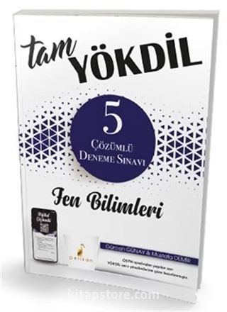 Tam YÖKDİL Fen Bilimleri Dijital Çözümlü 5 Deneme Sınavı