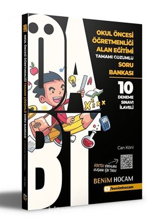 2021 ÖABT Okul Öncesi Öğretmenliği Alan Eğitimi Tamamı Çözümlü Soru Bankası 10 Deneme Sınavı İlaveli