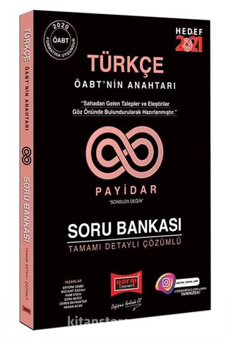 2021 Türkçe ÖABT'nin Anahtarı Payidar Tamamı Detaylı Çözümlü Soru Bankası