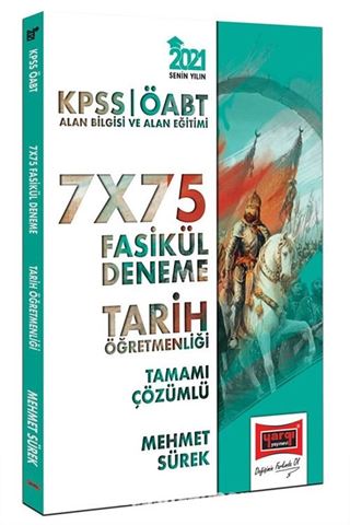 2021 ÖABT Tarih Öğretmenliği Tamamı Çözümlü 7x75 Fasikül Deneme