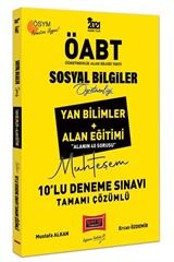 2021 ÖABT Sosyal Bilgiler Öğretmenliği Yan Bilimler + Alan Eğitimi Tamamı Çözümlü 10'lu Deneme Sınavı