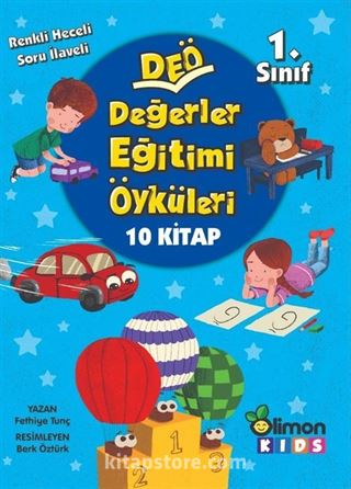 1. Sınıf DEÖ Değerler Eğitimi Öyküleri (10 Kitap)