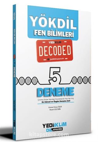 YÖKDİL Fen Bilimleri Decoded 5 Deneme